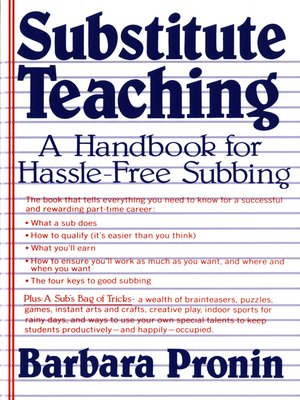 cover image of Substitute Teaching